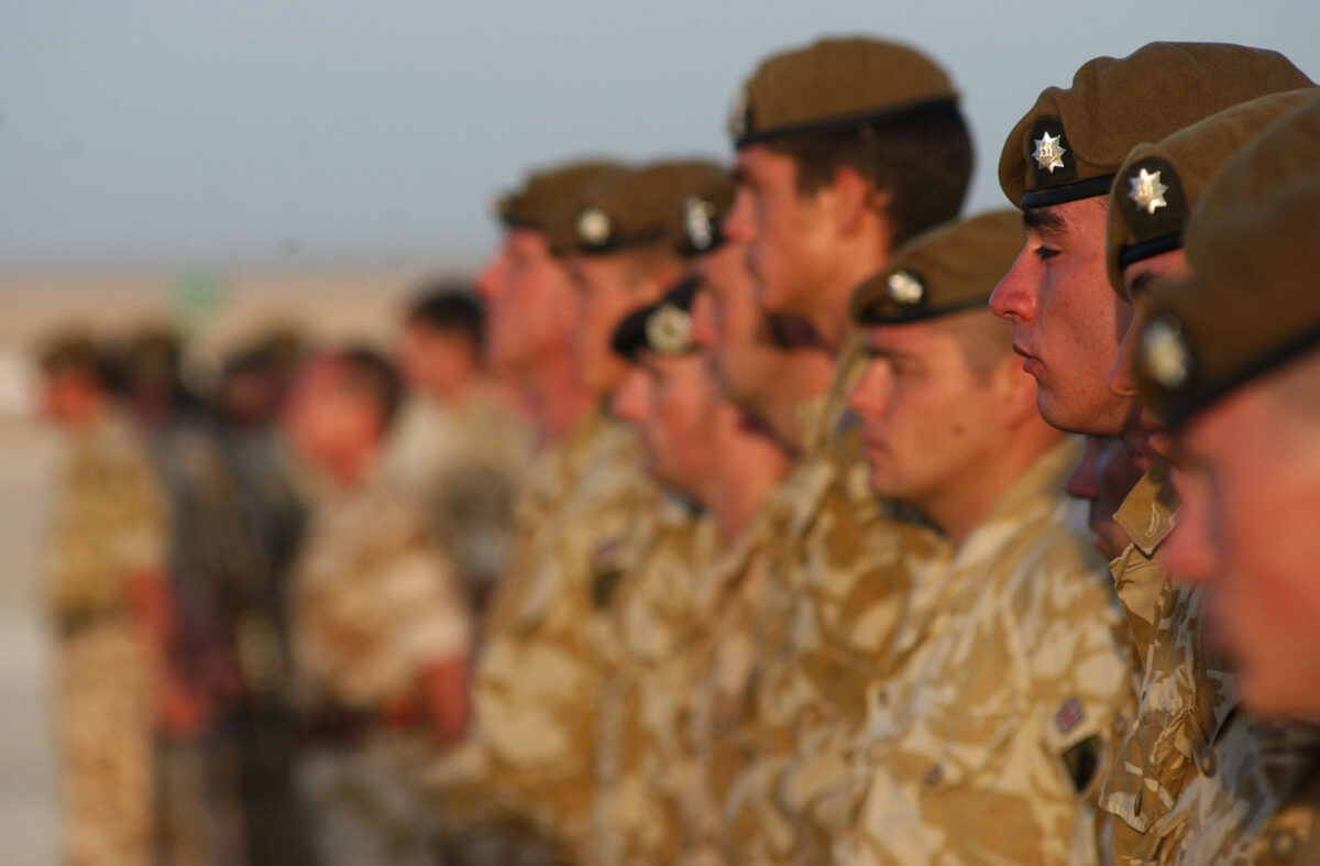 Service of Repatriation Captain Dave Hicks & Private Tony Rawson 1st Battalion The Royal Anglian Regiment