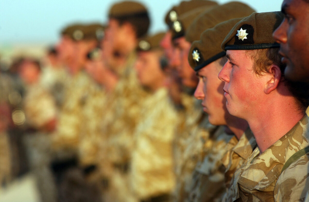 Service of Repatriation Captain Dave Hicks & Private Tony Rawson 1st Battalion The Royal Anglian Regiment