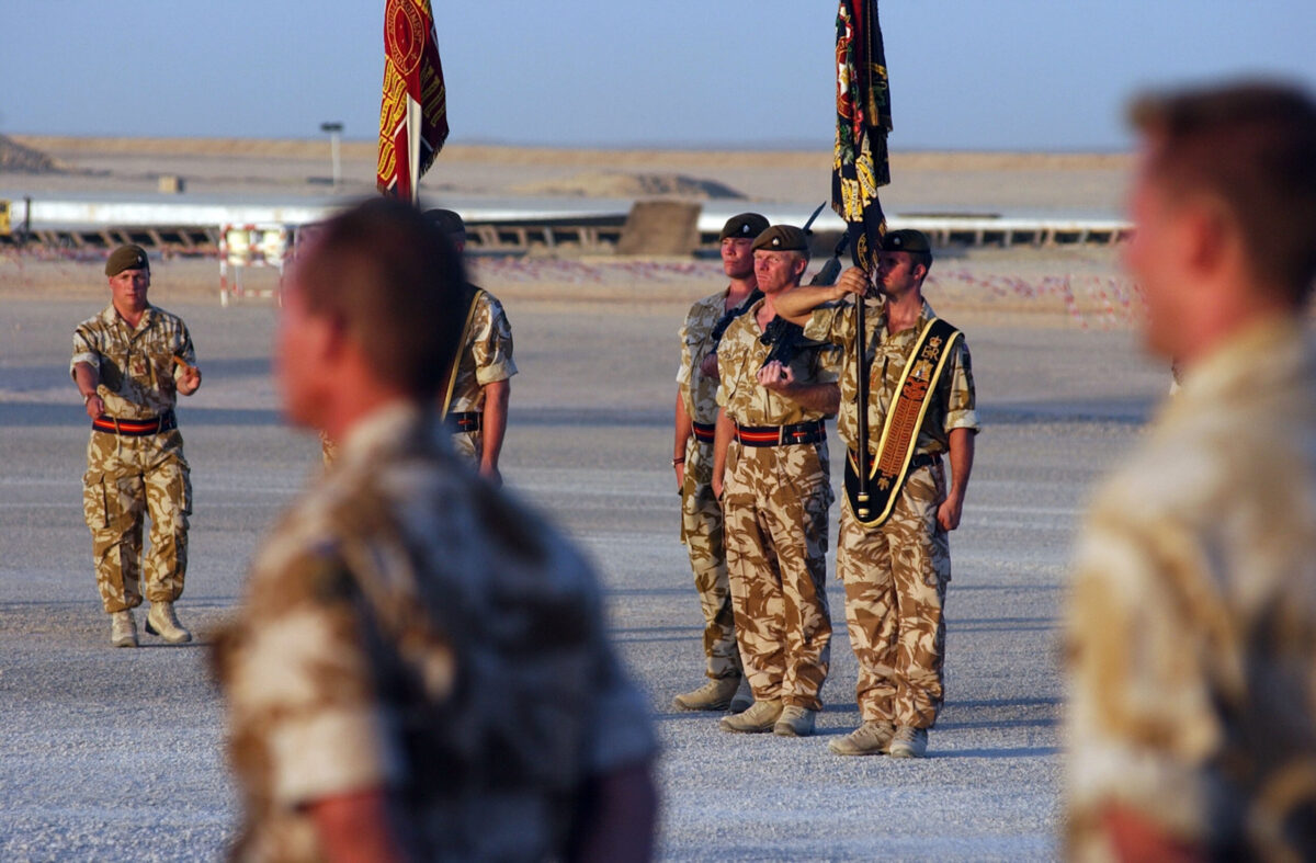 Service of Repatriation Captain Dave Hicks & Private Tony Rawson 1st Battalion The Royal Anglian Regiment