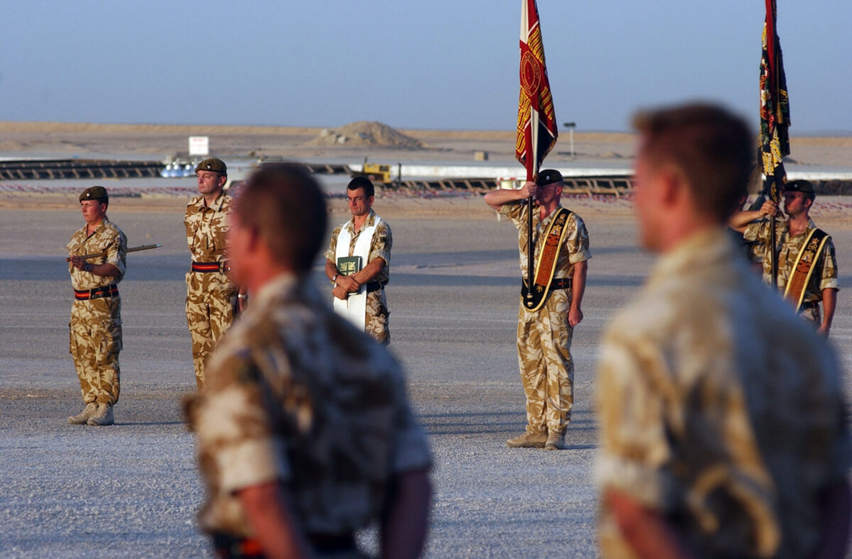 Service of Repatriation Captain Dave Hicks & Private Tony Rawson 1st Battalion The Royal Anglian Regiment