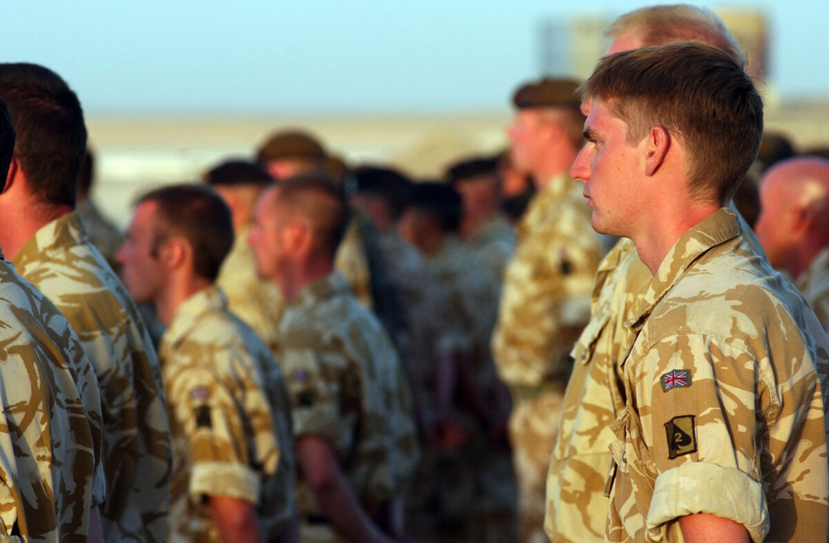 Service of Repatriation Captain Dave Hicks & Private Tony Rawson 1st Battalion The Royal Anglian Regiment