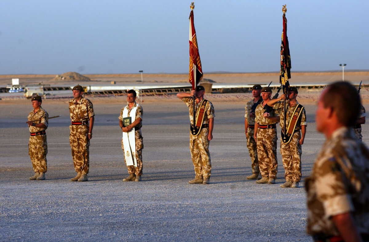 Service of Repatriation Captain Dave Hicks & Private Tony Rawson 1st Battalion The Royal Anglian Regiment