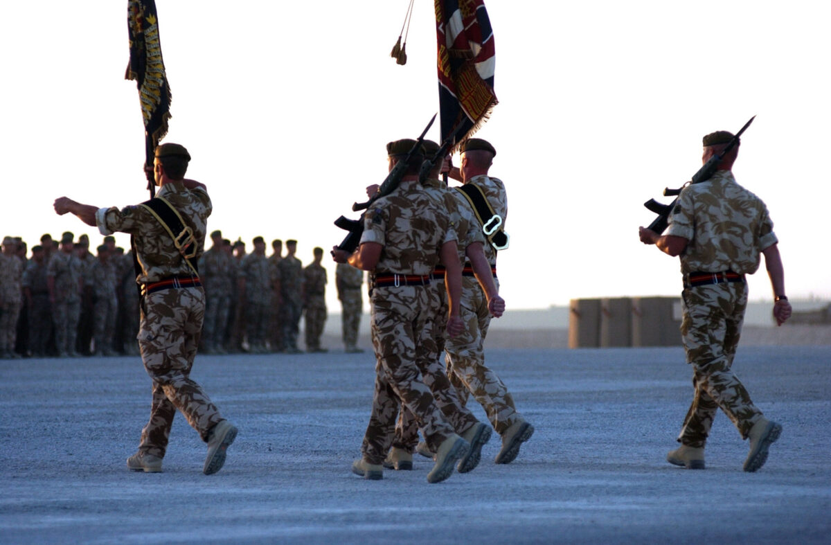 Service of Repatriation Captain Dave Hicks & Private Tony Rawson 1st Battalion The Royal Anglian Regiment