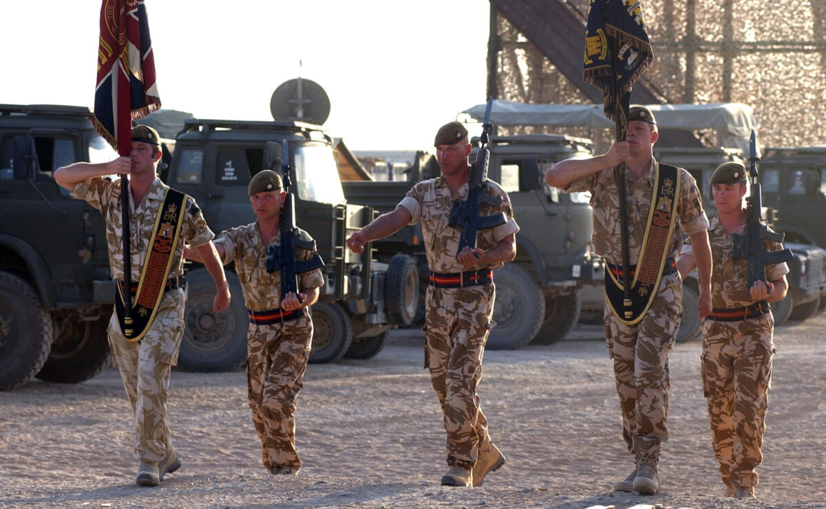 Privates Aaron James McClure, Robert Graham Foster and John Thrumble from 1st Battalion The Royal Anglian Regiment who were killed in Afghanistan on Thursday 23 August 2007.