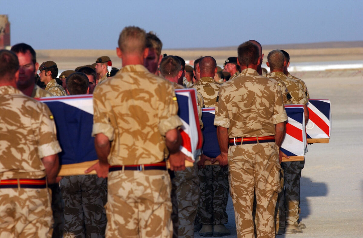 Privates Aaron James McClure, Robert Graham Foster and John Thrumble from 1st Battalion The Royal Anglian Regiment who were killed in Afghanistan on Thursday 23 August 2007.
