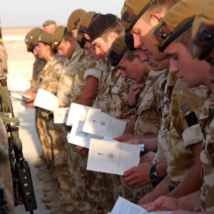 Privates Aaron James McClure, Robert Graham Foster and John Thrumble from 1st Battalion The Royal Anglian Regiment who were killed in Afghanistan on Thursday 23 August 2007.