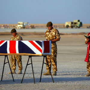 Privates Aaron James McClure, Robert Graham Foster and John Thrumble from 1st Battalion The Royal Anglian Regiment who were killed in Afghanistan on Thursday 23 August 2007.