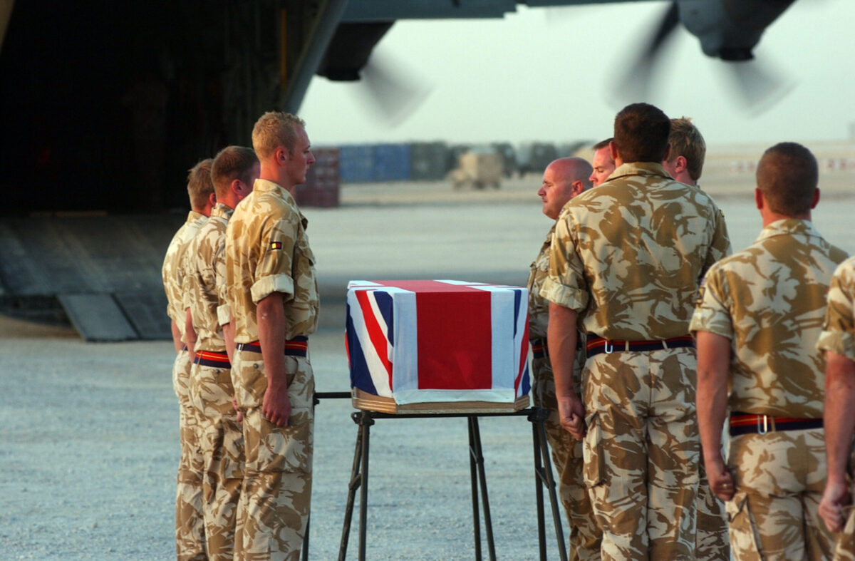 Privates Aaron James McClure, Robert Graham Foster and John Thrumble from 1st Battalion The Royal Anglian Regiment who were killed in Afghanistan on Thursday 23 August 2007.