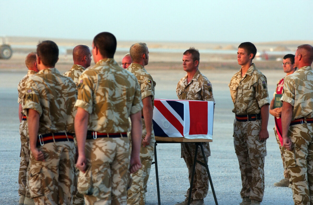 Privates Aaron James McClure, Robert Graham Foster and John Thrumble from 1st Battalion The Royal Anglian Regiment who were killed in Afghanistan on Thursday 23 August 2007.