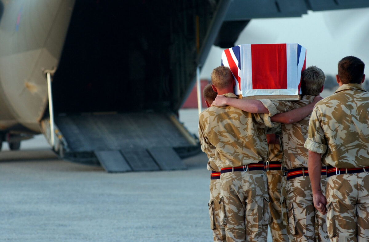 Privates Aaron James McClure, Robert Graham Foster and John Thrumble from 1st Battalion The Royal Anglian Regiment who were killed in Afghanistan on Thursday 23 August 2007.