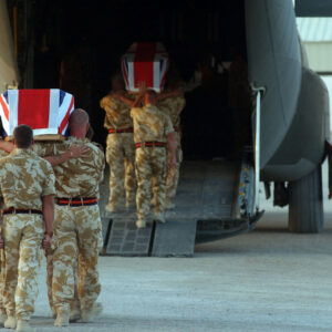 Privates Aaron James McClure, Robert Graham Foster and John Thrumble from 1st Battalion The Royal Anglian Regiment who were killed in Afghanistan on Thursday 23 August 2007.