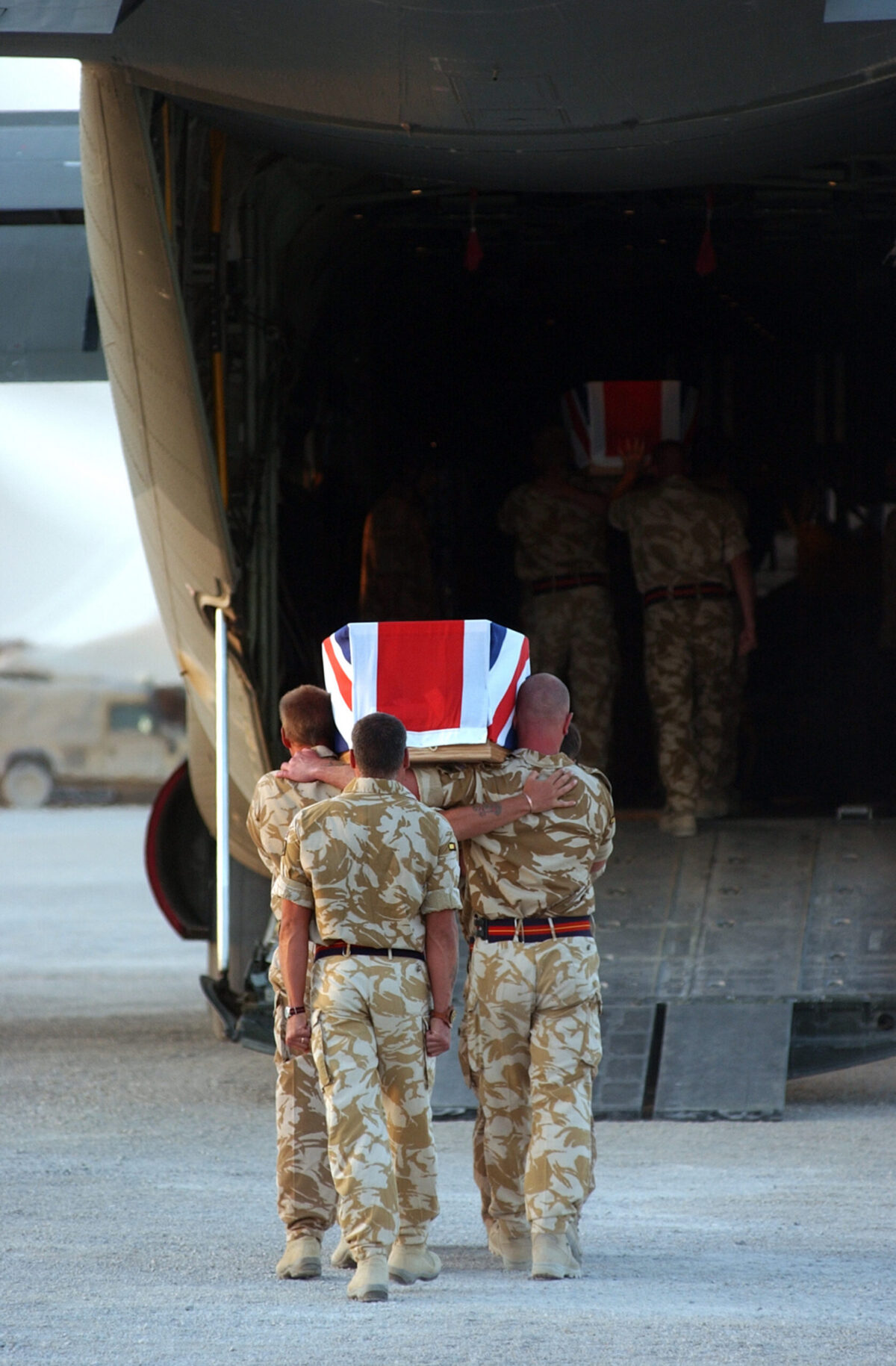 Privates Aaron James McClure, Robert Graham Foster and John Thrumble from 1st Battalion The Royal Anglian Regiment who were killed in Afghanistan on Thursday 23 August 2007.
