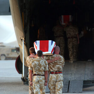 Privates Aaron James McClure, Robert Graham Foster and John Thrumble from 1st Battalion The Royal Anglian Regiment who were killed in Afghanistan on Thursday 23 August 2007.