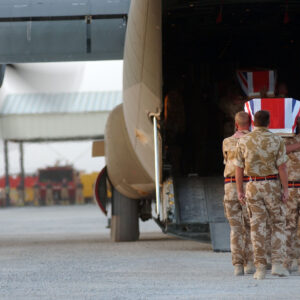Privates Aaron James McClure, Robert Graham Foster and John Thrumble from 1st Battalion The Royal Anglian Regiment who were killed in Afghanistan on Thursday 23 August 2007.