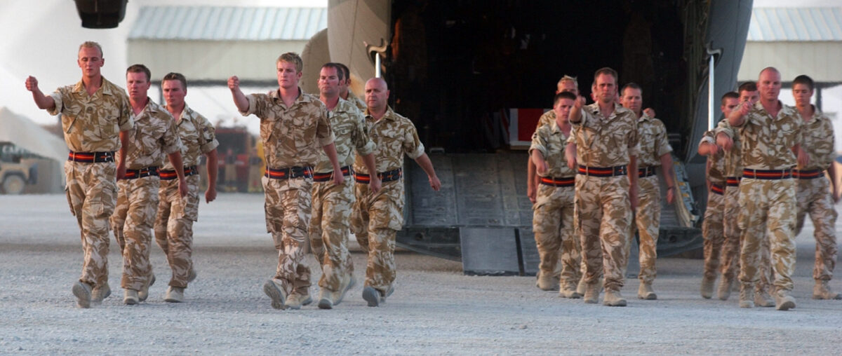 Privates Aaron James McClure, Robert Graham Foster and John Thrumble from 1st Battalion The Royal Anglian Regiment who were killed in Afghanistan on Thursday 23 August 2007.
