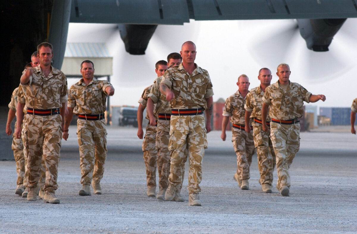 Privates Aaron James McClure, Robert Graham Foster and John Thrumble from 1st Battalion The Royal Anglian Regiment who were killed in Afghanistan on Thursday 23 August 2007.