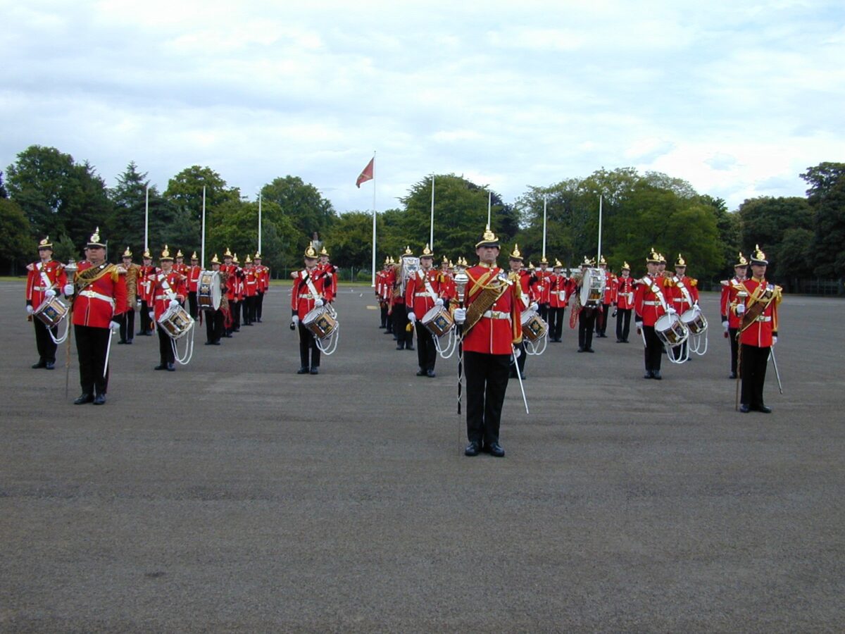 The Queens Birthday Parade at the British Embassy Kabul 2007
