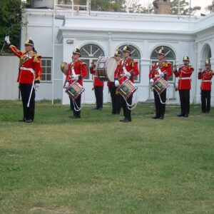 The Queens Birthday Parade at the British Embassy Kabul 2007