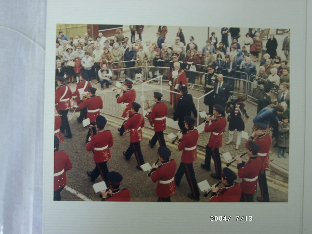 Photo album 1st East Anglian Regiment, Presentation of Colours 30 June 1963.