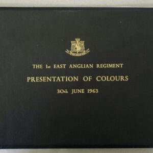 Photo album 1st East Anglian Regt, Presentation of Colours 30 June 1963