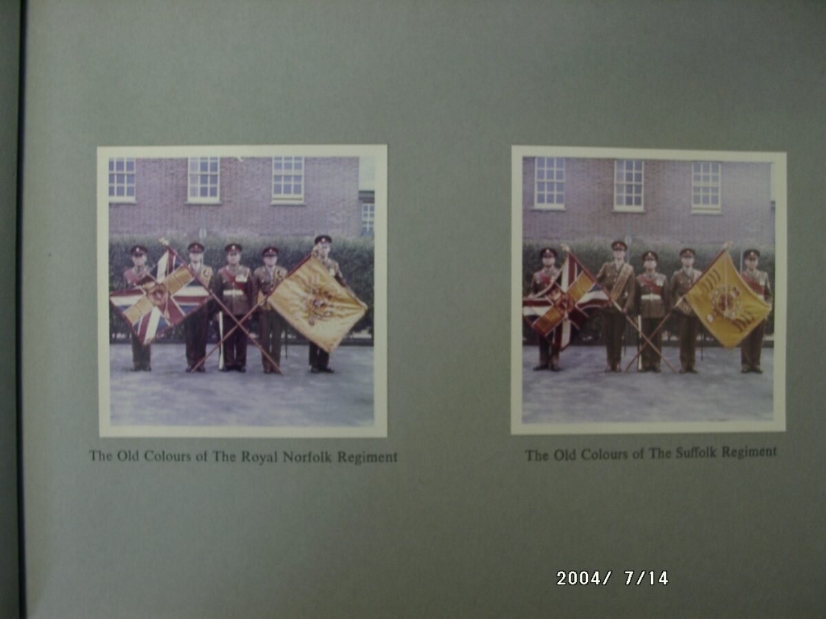 3rd Battalion (The Pompadours) Royal Anglian Regiment 1970-1980 scrap book
