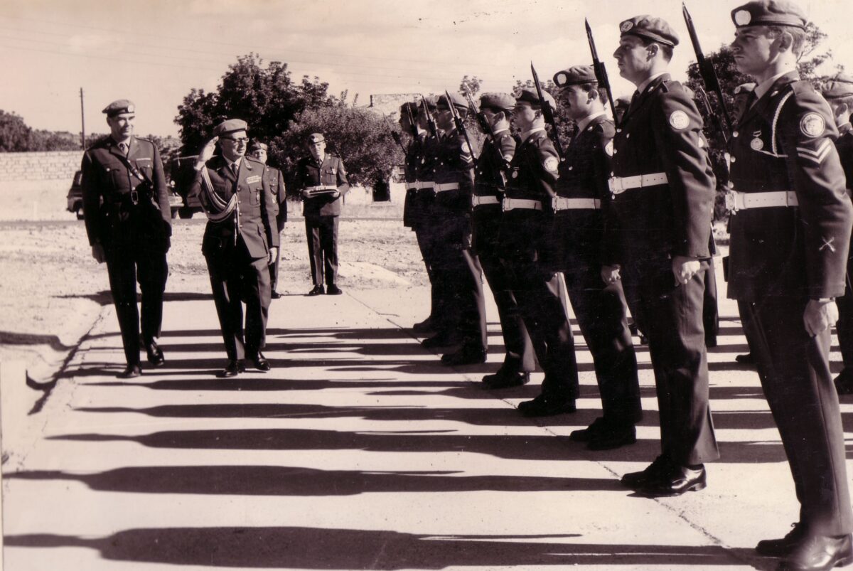 3rd Battalion, Royal Anglian Regiment in Cyprus in 1976.