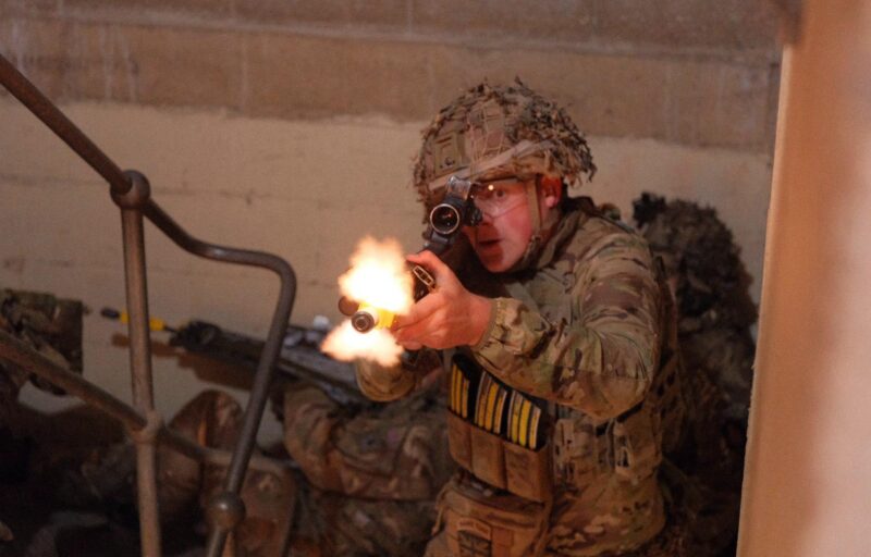 Junior Non-Commissioned Officers (JNCO) and soldiers, under C “Northamptonshire” Company, 2nd Battalion Royal Anglian Regiment,