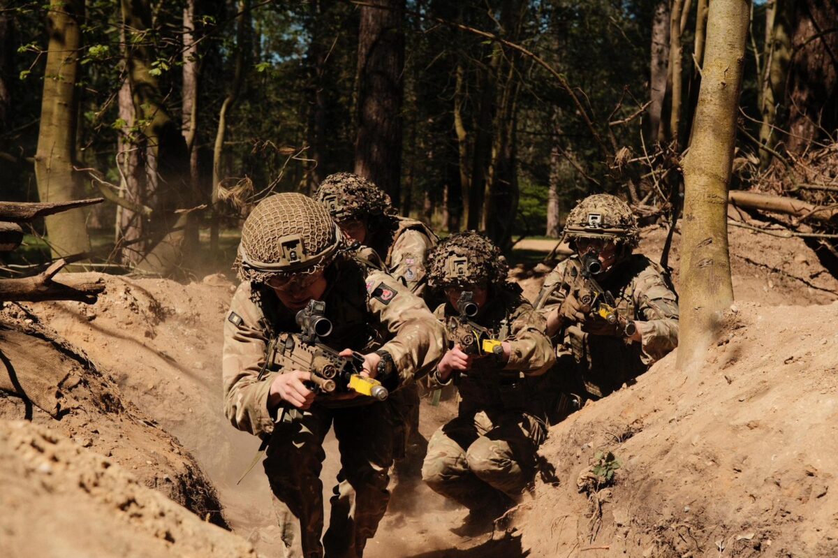 Junior Non-Commissioned Officers (JNCO) and soldiers, under C “Northamptonshire” Company, 2nd Battalion Royal Anglian Regiment