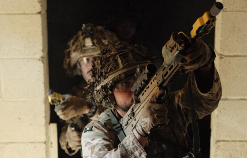 Junior Non-Commissioned Officers (JNCO) and soldiers, under C “Northamptonshire” Company, 2nd Battalion Royal Anglian Regiment,