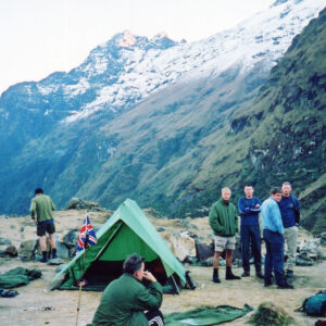 2nd Battalion Royal Anglian Regiment on Exercise Ades Dragon in Peru in 2001.