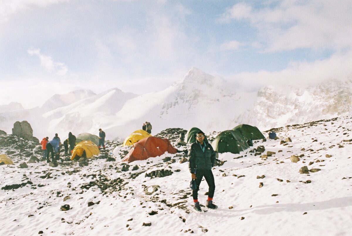 2nd Battalion Royal Anglian Regiment on Exercise Ades Dragon in Peru in 2001.