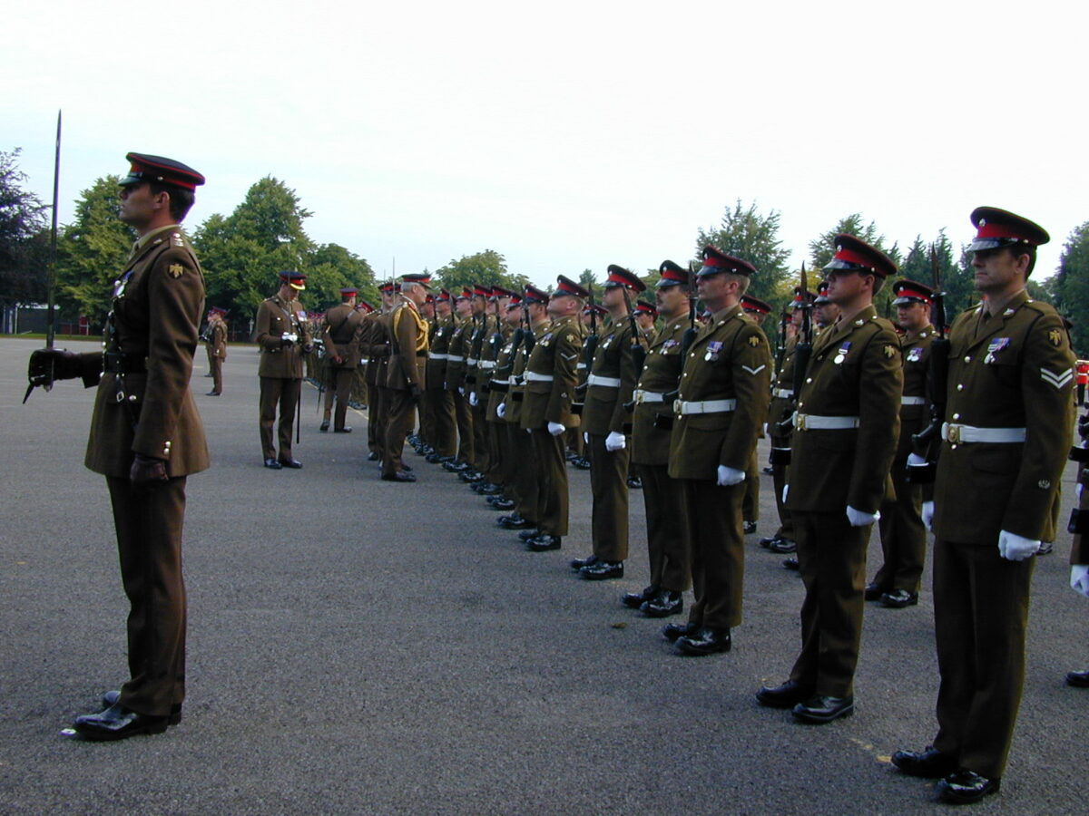 2nd Battalion Royal Anglian Regiment year not known. 