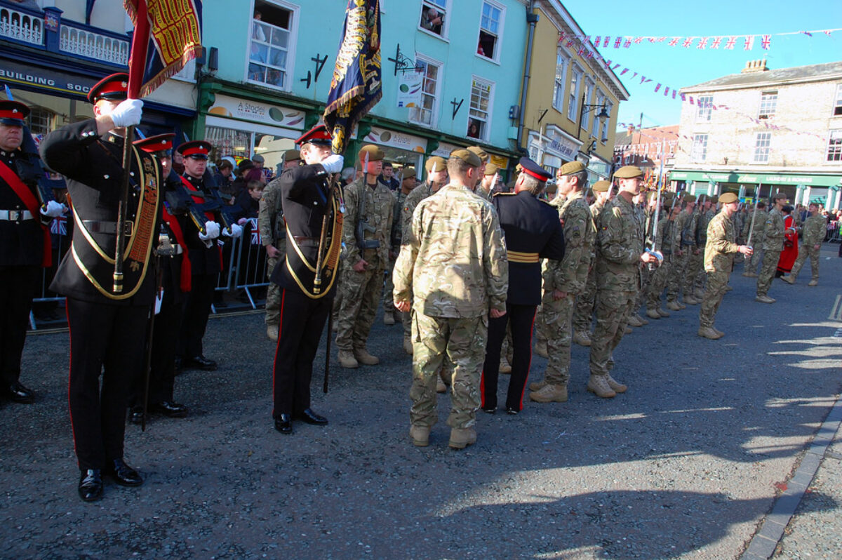 Royal Anglian Regiment Freedom of Diss November 2012