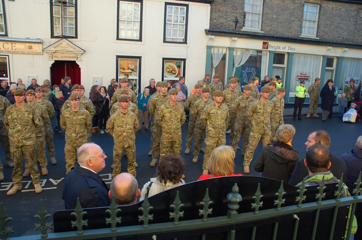 Royal Anglian Regiment Freedom of Diss November 2012