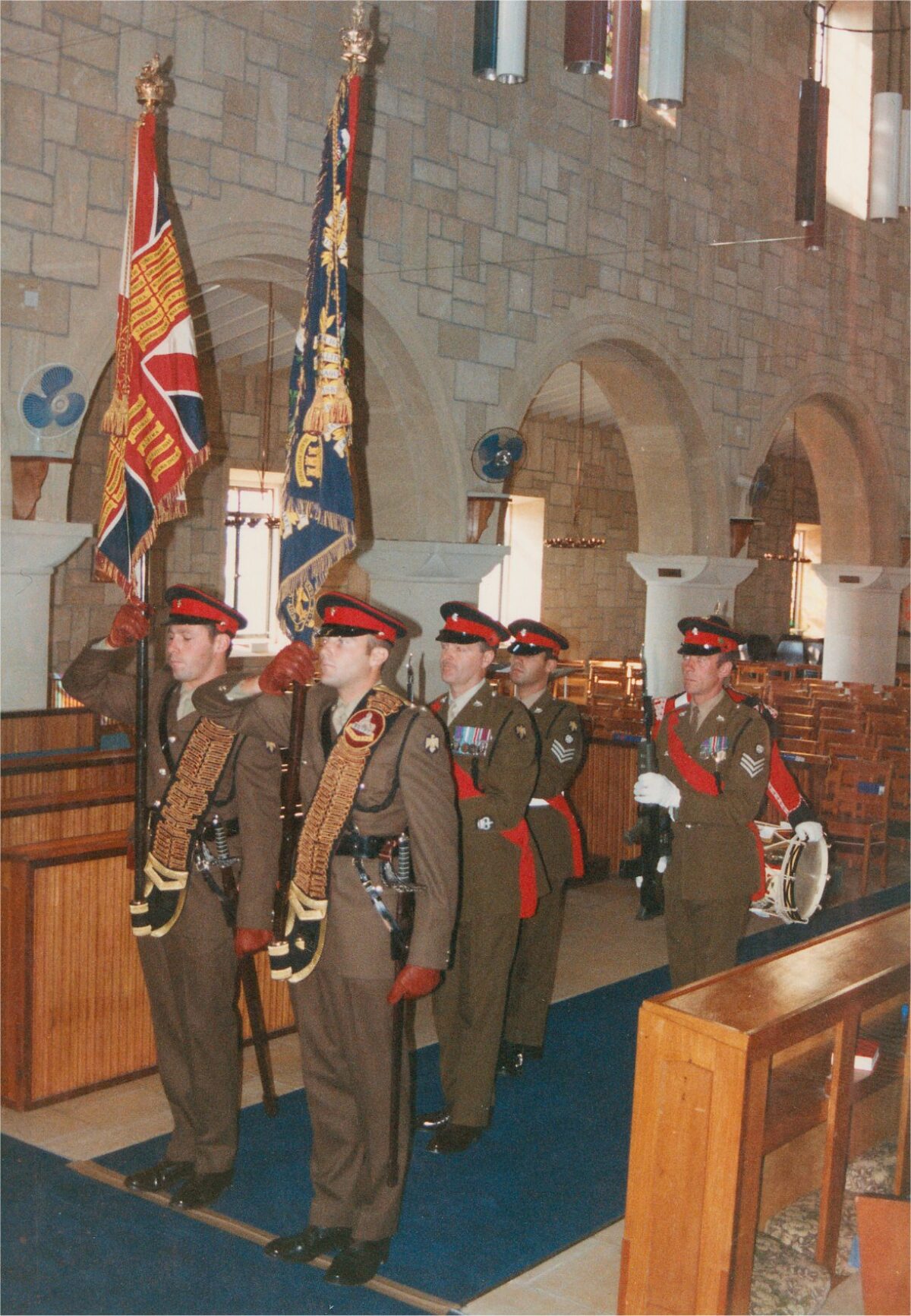 Royal Anglian Regiment Colour Party