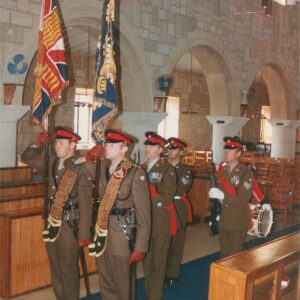 Royal Anglian Regiment Colour Party