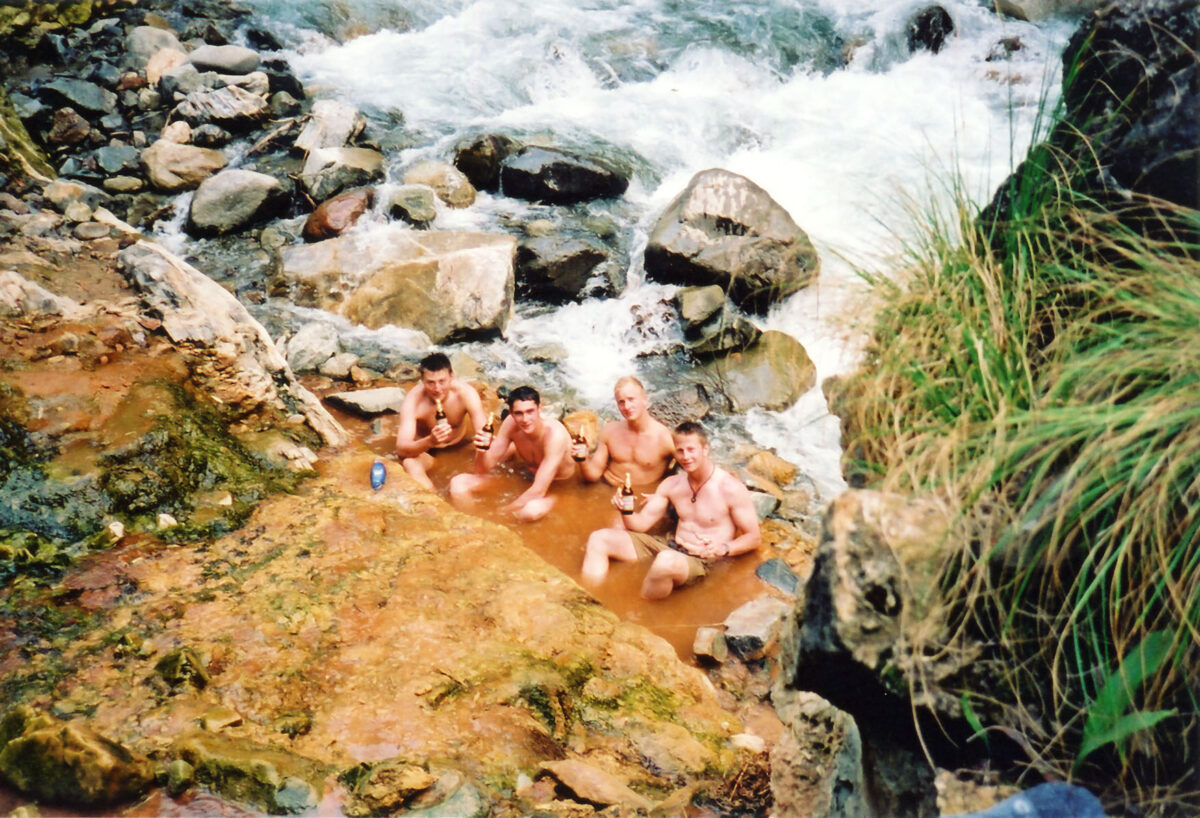 2nd Battalion Royal Anglian Regiment on Exercise Ades Dragon in Argentina in 2001.