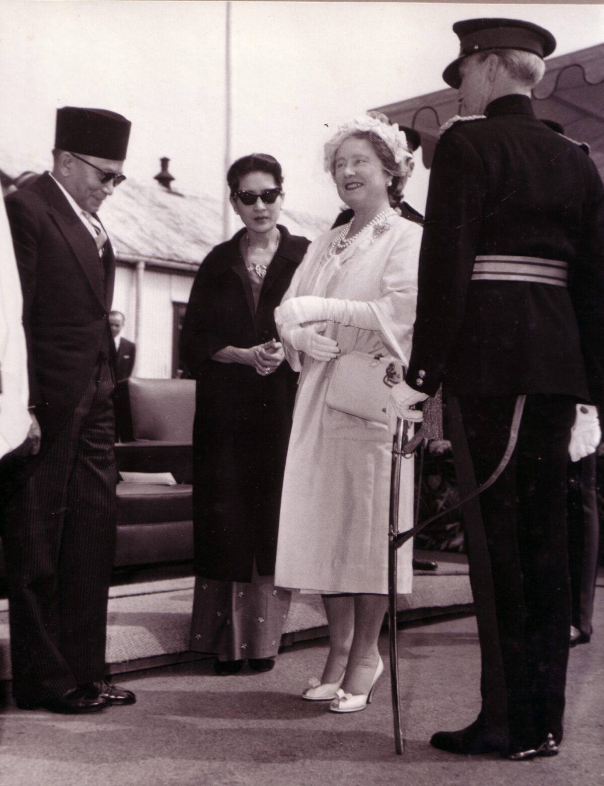 During her visit to Hertford on June 18, 1969, Queen Elizabeth The Queen Mother inspected the 5th (Volunteer) Battalion, The Royal Anglian Regiment. This battalion was heavily associated with the local Bedfordshire and Hertfordshire Regiment territorial forces, for which she served as Colonel-in-Chief During her visit to Hertford on June 18, 1969, Queen Elizabeth The Queen Mother inspected the 5th (Volunteer) Battalion, The Royal Anglian Regiment. This battalion was heavily associated with the local Bedfordshire and Hertfordshire Regiment territorial forces, for which she served as Colonel-in-Chief