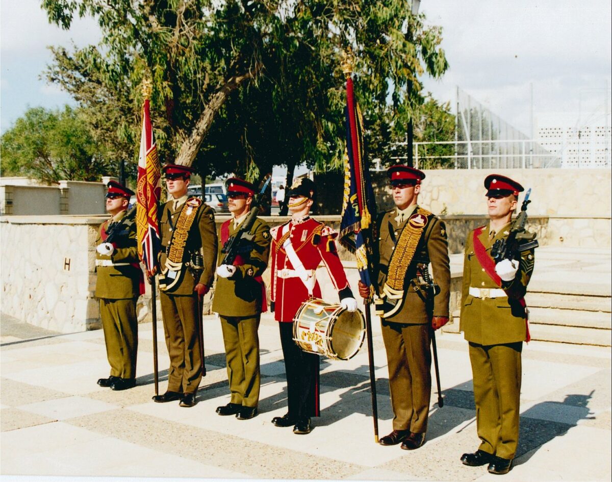 Royal Anglian Regiment Colour Party
