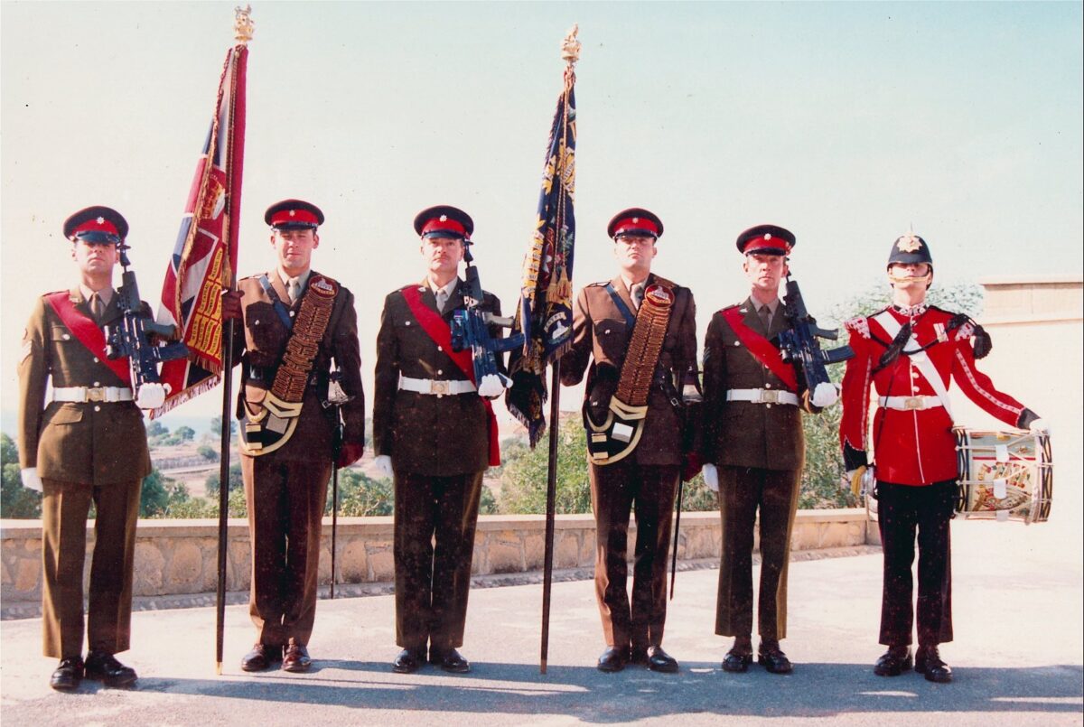 Royal Anglian Regiment Colour Party
