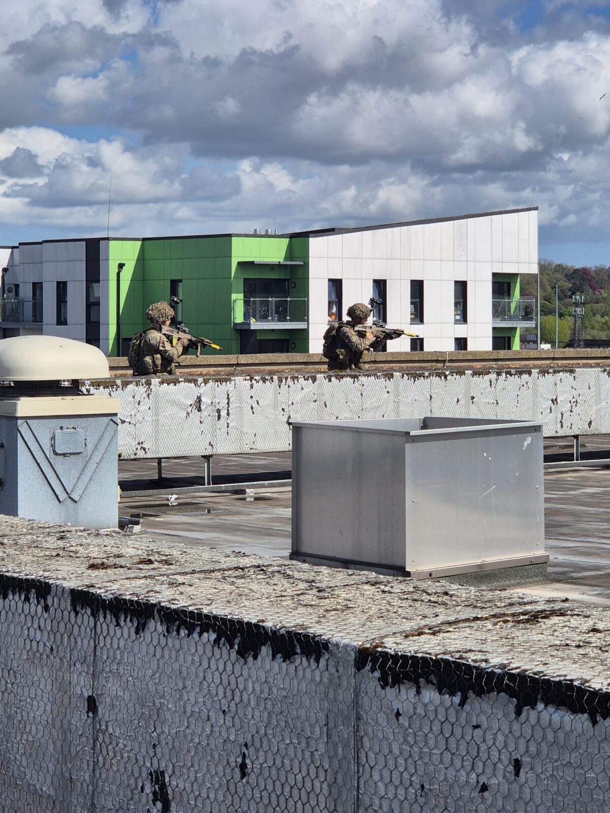 3rd Battalion Royal Anglian Regiment Urban Warfare Training in Norwich