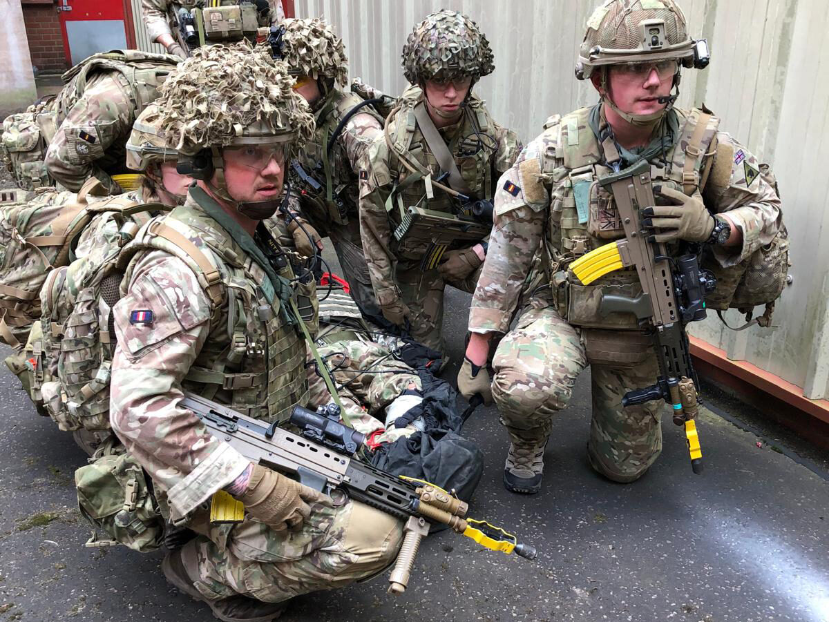 3rd Battalion Royal Anglian Regiment Urban Warfare Training in Norwich