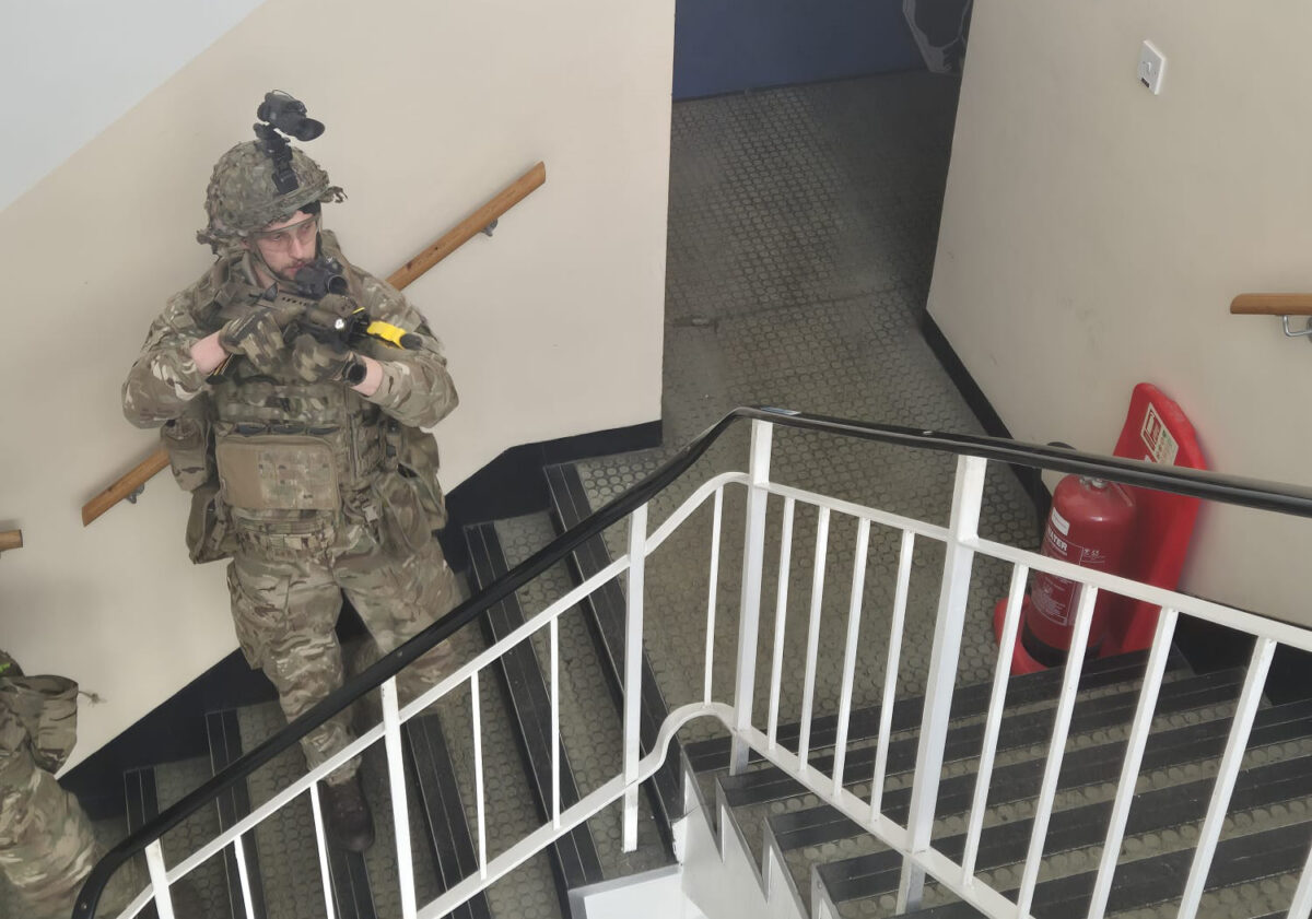 3rd Battalion Royal Anglian Regiment Urban Warfare Training in Norwich