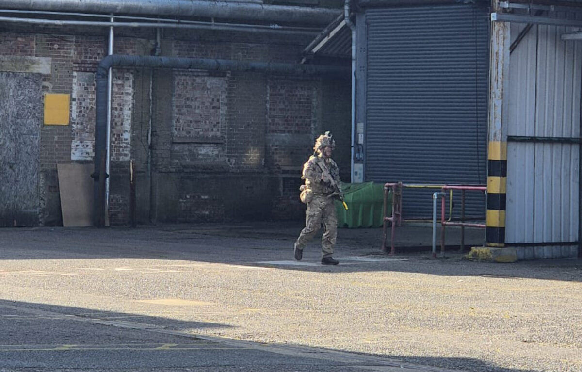 3rd Battalion Royal Anglian Regiment Urban Warfare Training in Norwich