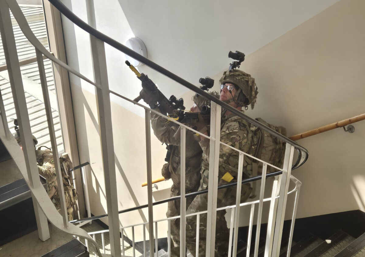 3rd Battalion Royal Anglian Regiment Urban Warfare Training in Norwich