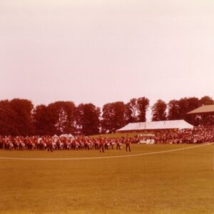 On 12 July 1974, Queen Elizabeth The Queen Mother presented new Colours to the 1st, 2nd, 3rd, and 5th (Volunteer) Battalions of the Royal Anglian Regiment at Tidworth Garrison.