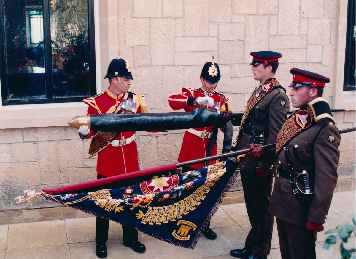 Royal Anglian Regiment Colour Party