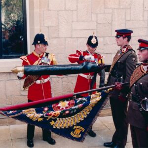 Royal Anglian Regiment Colour Party