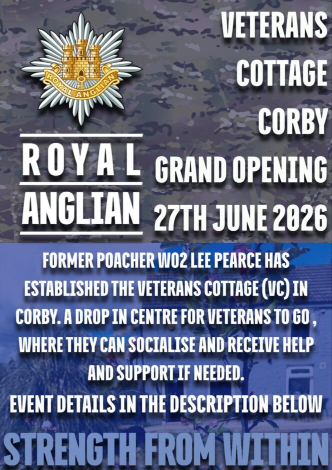 Veterans Cottage Royal Anglians