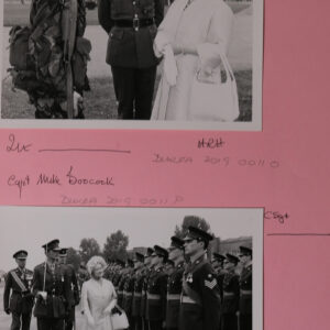On 12 July 1974, Queen Elizabeth The Queen Mother presented new Colours to the 1st, 2nd, 3rd, and 5th (Volunteer) Battalions of the Royal Anglian Regiment at Tidworth Garrison. On 12 July 1974, Queen Elizabeth The Queen Mother presented new Colours to the 1st, 2nd, 3rd, and 5th (Volunteer) Battalions of the Royal Anglian Regiment at Tidworth Garrison.